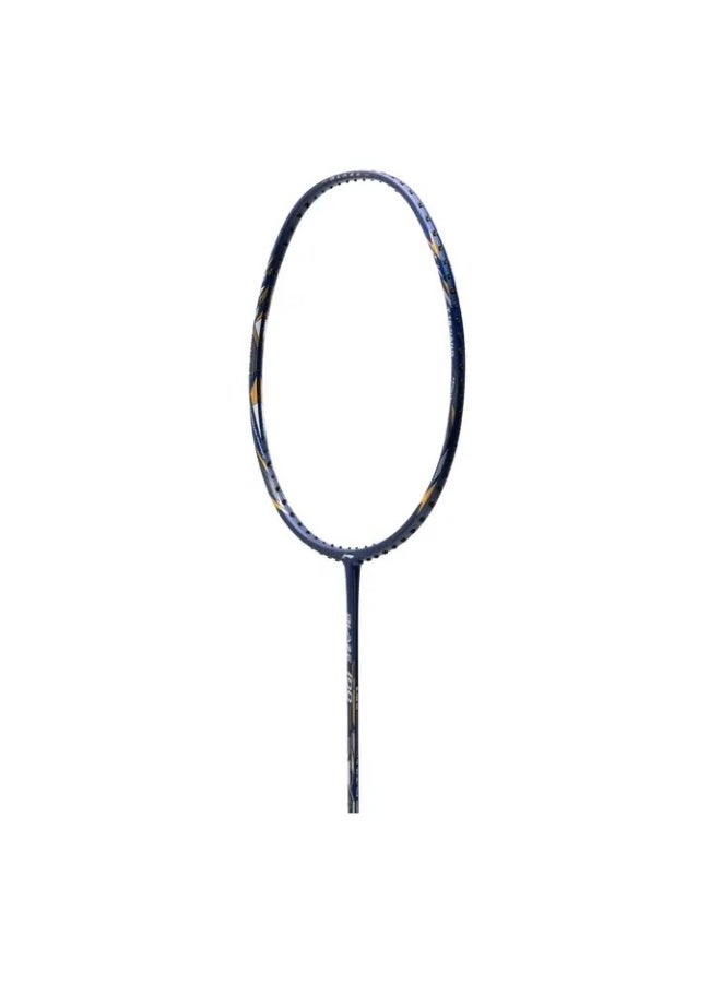 Li-Ning Blaze 100 84GCarbon Fibre Badmiton Racket strung Badminton Racket with Free Full Cover (Navy/White/Gold) - Image 5