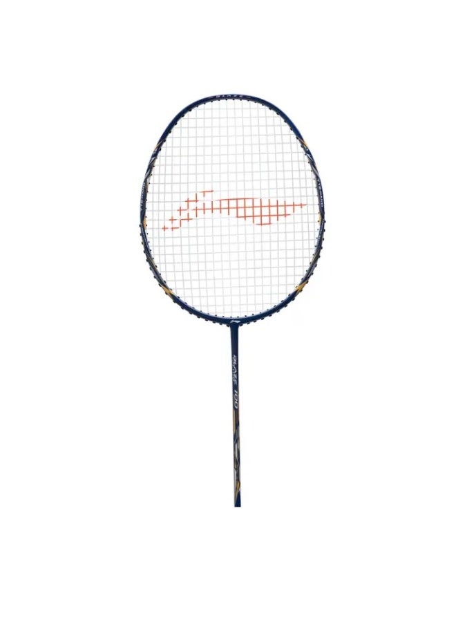 Li-Ning Blaze 100 84GCarbon Fibre Badmiton Racket strung Badminton Racket with Free Full Cover (Navy/White/Gold) - Image 2