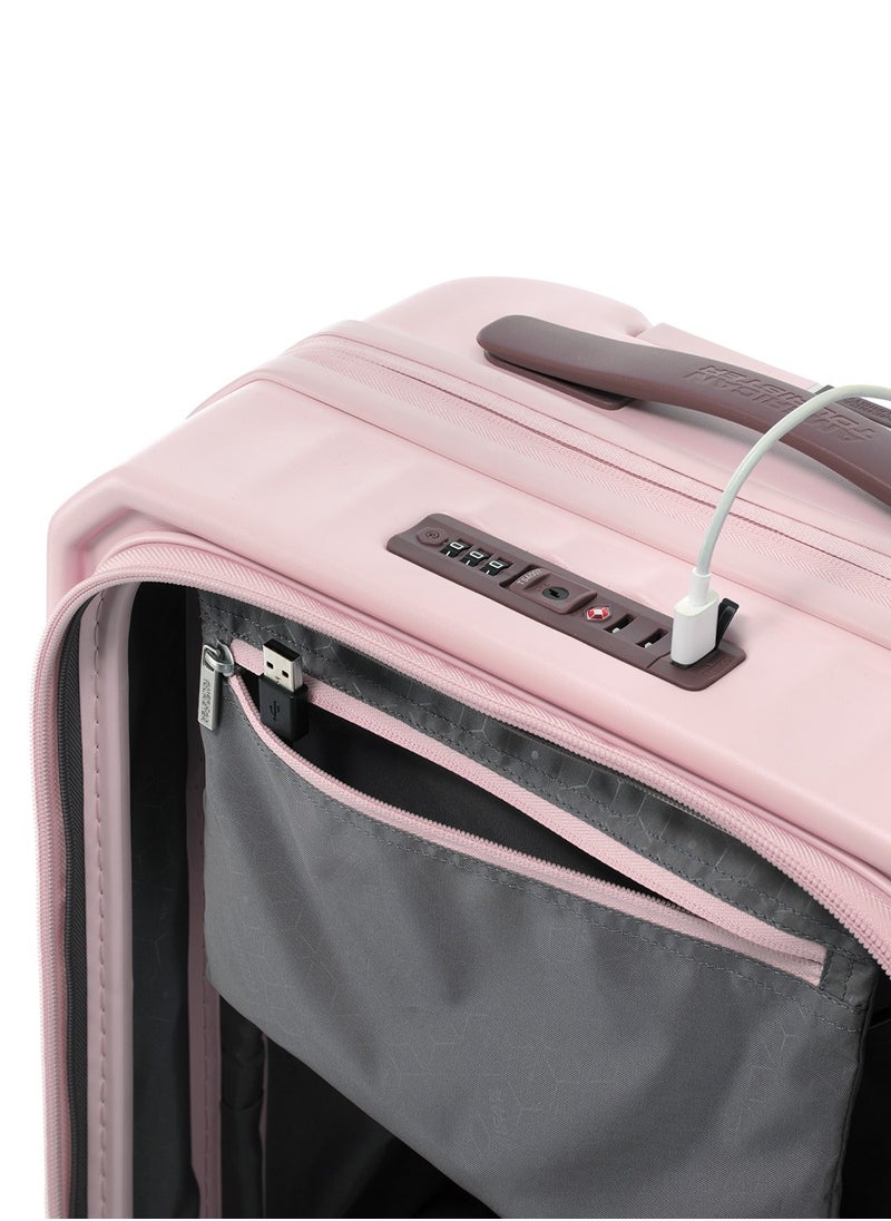 AMERICAN TOURISTER - FRONTEC 2 PC 54cm Small &79cm Large Hard Luggage-Pink - EXPANDER IN ALL SIZES - Image 1