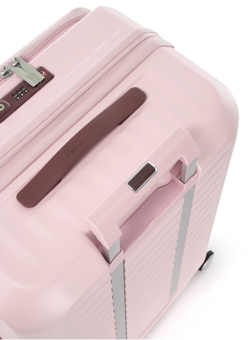 AMERICAN TOURISTER - FRONTEC 2 PC 54cm Small &79cm Large Hard Luggage-Pink - EXPANDER IN ALL SIZES - Image 1