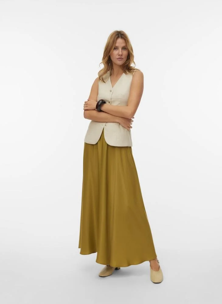 Vero Moda  Vmmira High Waist Woven Skirt for Women | Best Price UAE