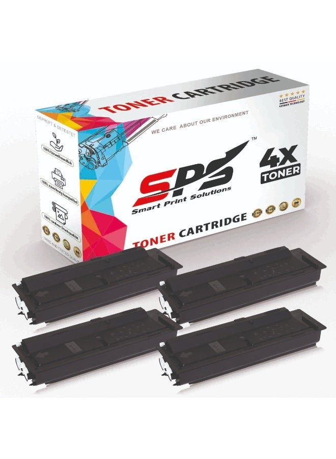 Smart Print Solutions SPS Compatible Toner Cartridges for Kyocera - TK-475 | 4x Black | 15,000 Pages - Image 1