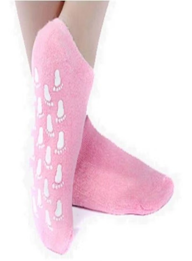 Pair Moisturizing Treatment Gel Spa Socks - Image 3