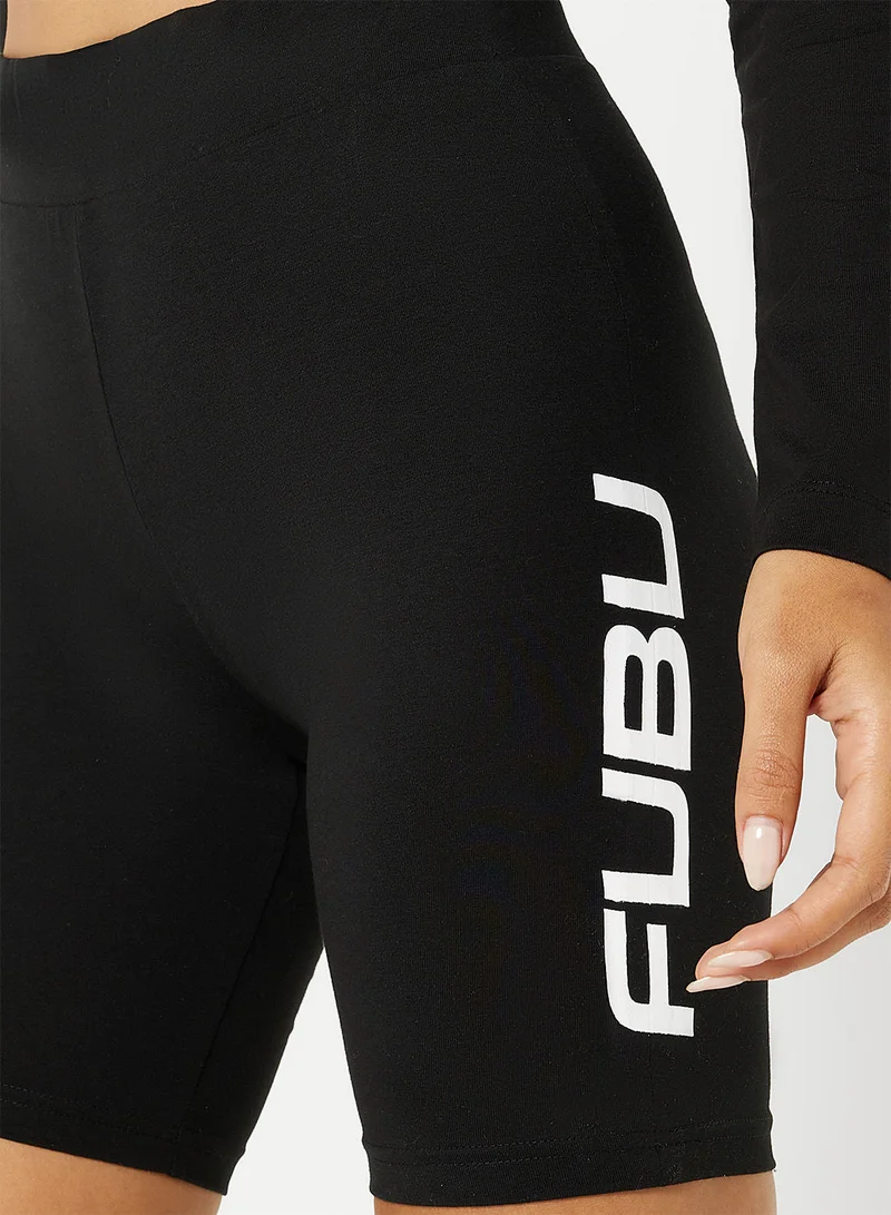 FUBU Logo Bike Shorts