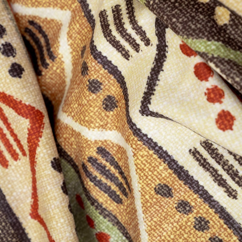 Softmicro Scandinavian Patterned Boho Natural Color Sofa Cover, Couch Cover, Sofa Throw, TV Blanket 130X180 cm