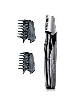 Panasonic Electric Body Hair Trimmer and Groomer for Men ER-GK60-S, Cordless, Wet/Dry with 3 Comb Attachments, Washable