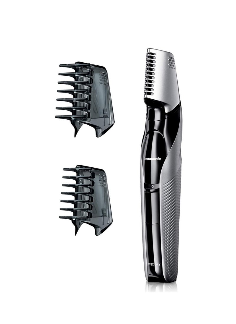 Panasonic - Panasonic Electric Body Hair Trimmer and Groomer for Men ER-GK60-S, Cordless, Wet/Dry with 3 Comb Attachments, Washable - Image 1