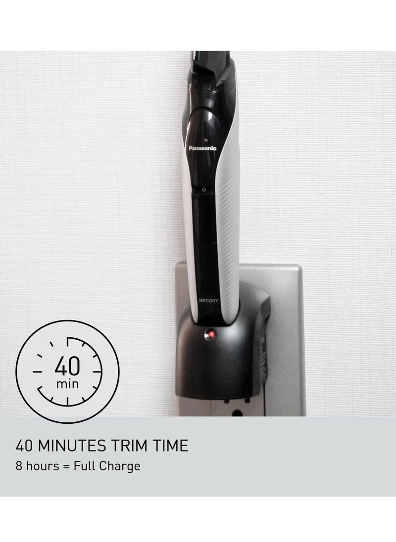 Panasonic - Panasonic Electric Body Hair Trimmer and Groomer for Men ER-GK60-S, Cordless, Wet/Dry with 3 Comb Attachments, Washable - Image 1
