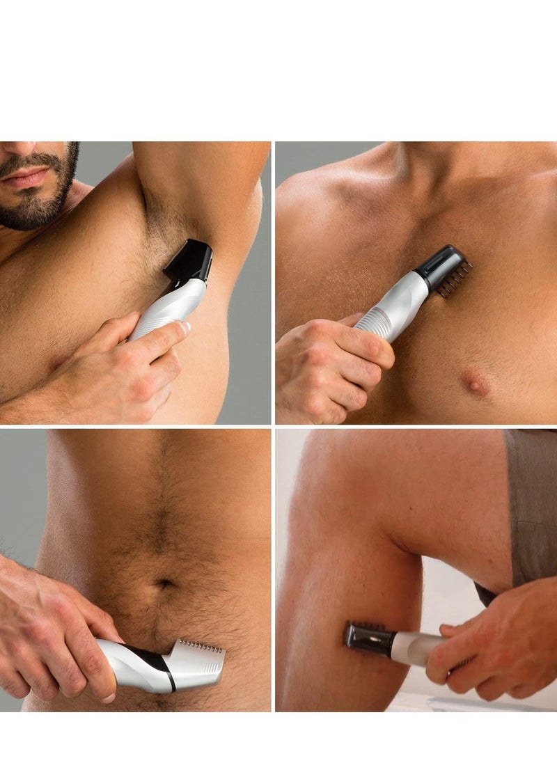 Panasonic - Panasonic Electric Body Hair Trimmer and Groomer for Men ER-GK60-S, Cordless, Wet/Dry with 3 Comb Attachments, Washable - Image 1