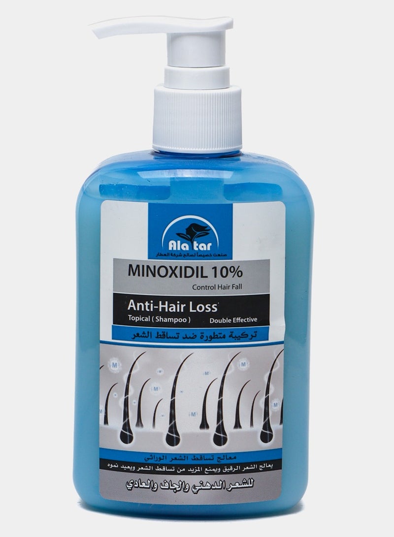 Minoxidil 10 % Anti-Hair Loss Topical Shampoo 250 ML