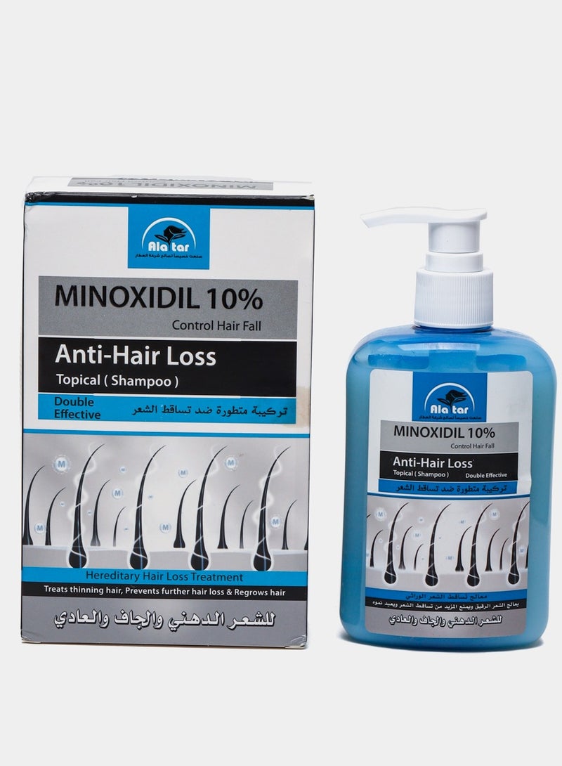 Minoxidil 10 % Anti-Hair Loss Topical Shampoo 250 ML