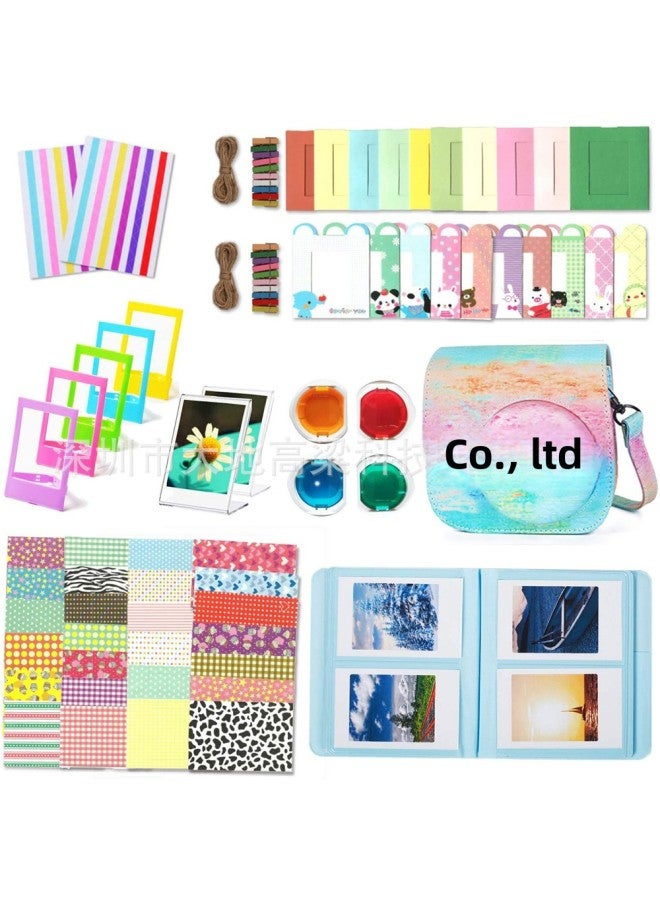Generic Polaroid Mini 11 Accessories Suit Digital Mini Camera Bag Album Photo Frame/sticker Filter 12-piece Set-Color:Oil Paint  - Image 1