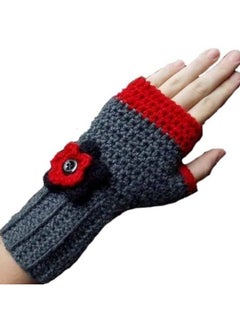 Generic Women's fingerless wool gloves 