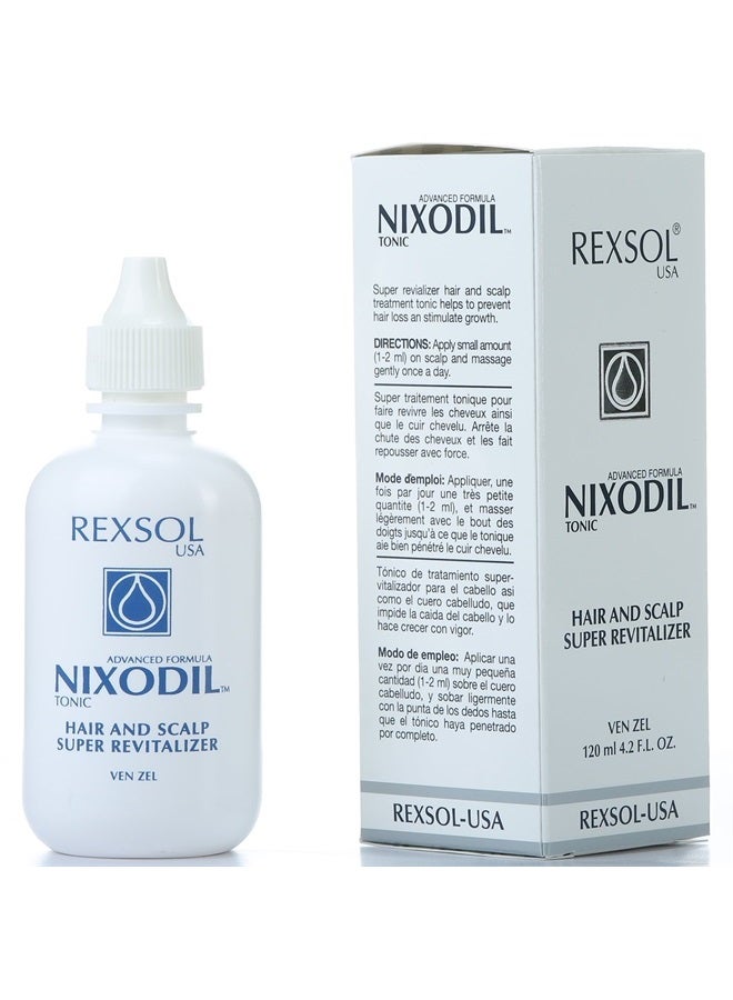 REXSOL نيكوديل معزز فائق لتجديد الشعر وفروة الرأس | مع مشتقات خلايا الخميرة الحية، البيوتين، الليسيثين، مستخلص السويرتيا وزيت اللافندر | يساعد في منع تساقط الشعر وتحفيز النمو. (120 مل/4.2 أونصة سائلة) - Image 2