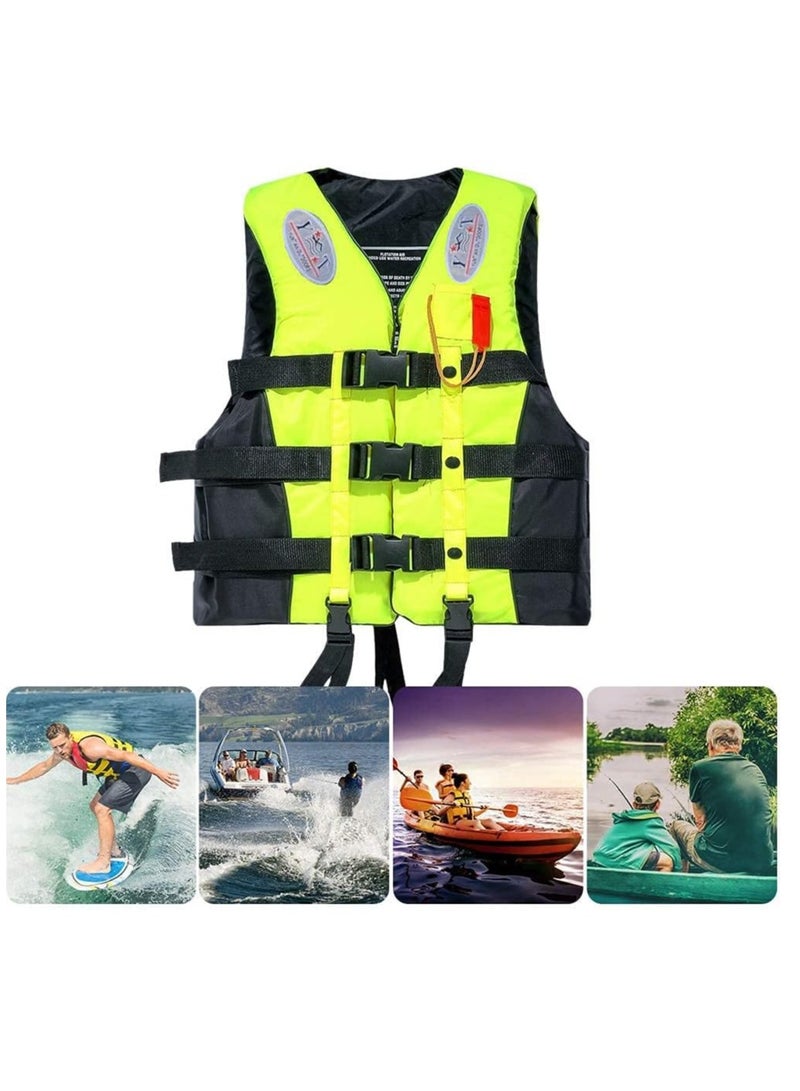 ريبنيو سترة النجاة سترات السلامة البدلة المائية قوارب الكاياك السباحة ركوب الأمواج الانجراف معدات الحجم {L} من 60 إلى 75 كجم (الفوسفور) - Image 2