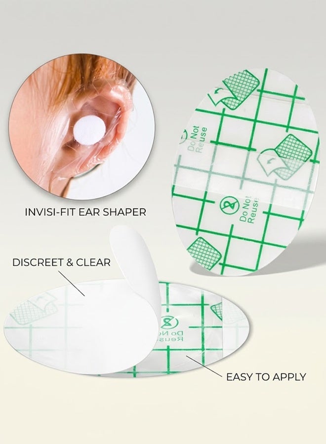 60-Piece Baby Ear Stickers, Newborn Ear Protectors – 100% Waterproof for Bathing, Swimming, Showering & Water Sports , Hypoallergenic & Comfortable,Prevent Water Entry for Infants & Toddlers - Image 1