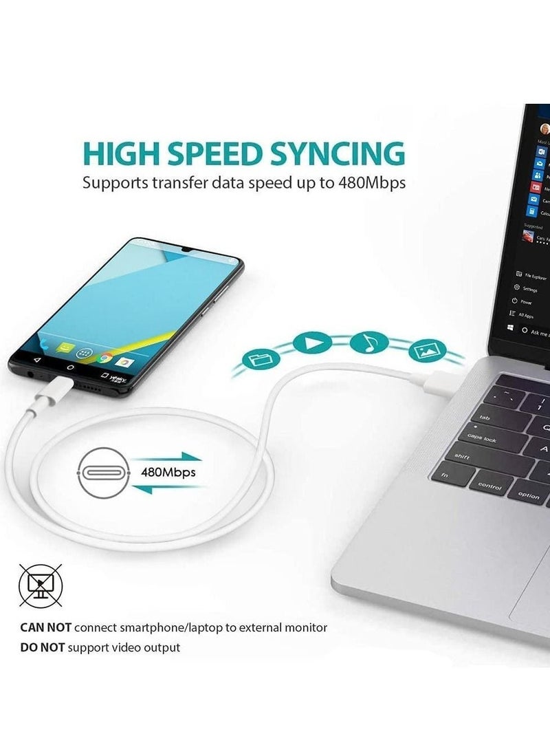 USB Type C Fast Charging Cable Fast Power Data Deliver Compatible With Galaxy S21 S10 S9 S8 S20 Plus A3 A5 Note 20  - Image 3