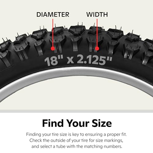 Schwinn Replacement Bike Tire Tube, 18 x 1.75-2.125 inch Bike Inner Tube, Schrader Valve, Durable Construction, Replacement for 18” Kids’ Bicycle Tires - Image 4