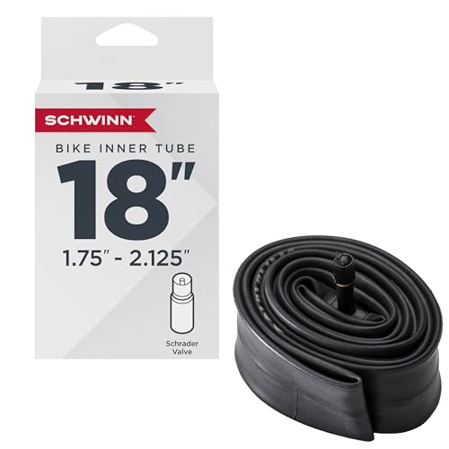 Schwinn Replacement Bike Tire Tube, 18 x 1.75-2.125 inch Bike Inner Tube, Schrader Valve, Durable Construction, Replacement for 18” Kids’ Bicycle Tires - Image 2