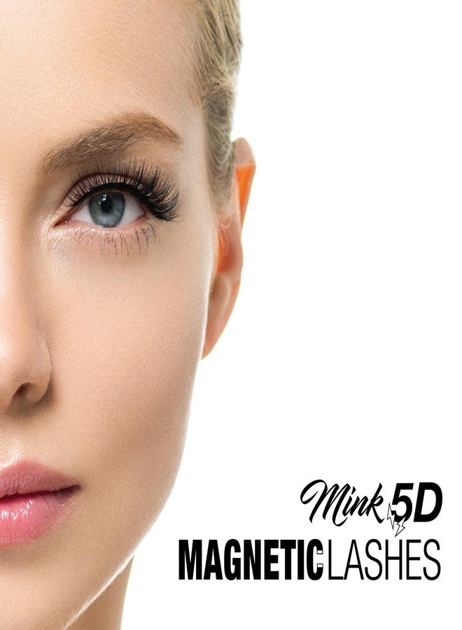Black Pink BlackPink Mink 5D Magnetic Lashes Liner-Lash 2 Step Simple Lover Fluffy Lash Fluffy Reusable Light Weight False Lashes Fake Eye Lash (BPM102) - Image 2