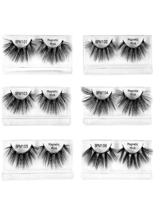 Black Pink BlackPink Mink 5D Magnetic Lashes Liner-Lash 2 Step Simple Lover Fluffy Lash Fluffy Reusable Light Weight False Lashes Fake Eye Lash (BPM102) - Image 3
