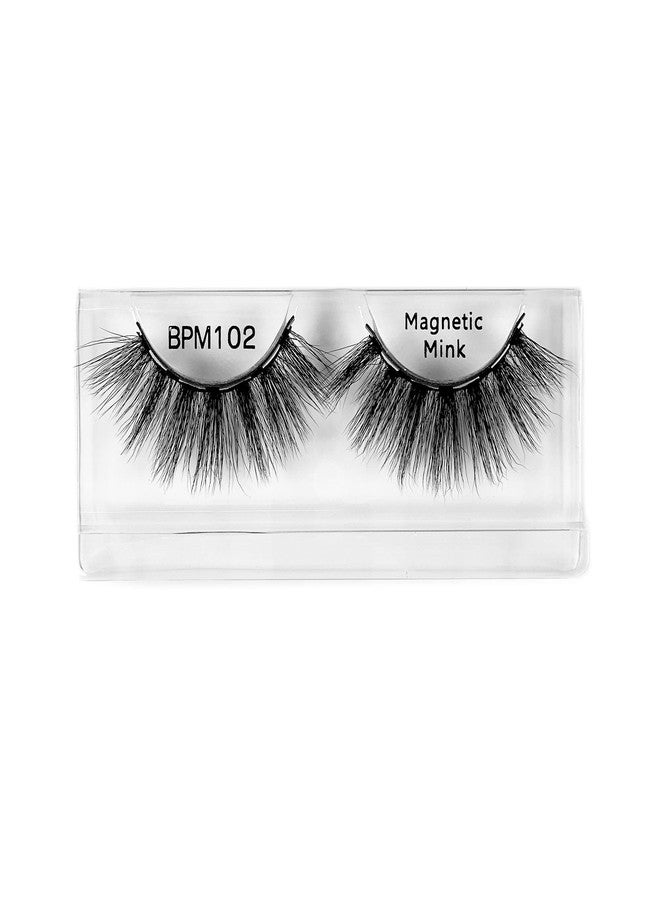 Black Pink BlackPink Mink 5D Magnetic Lashes Liner-Lash 2 Step Simple Lover Fluffy Lash Fluffy Reusable Light Weight False Lashes Fake Eye Lash (BPM102) - Image 1