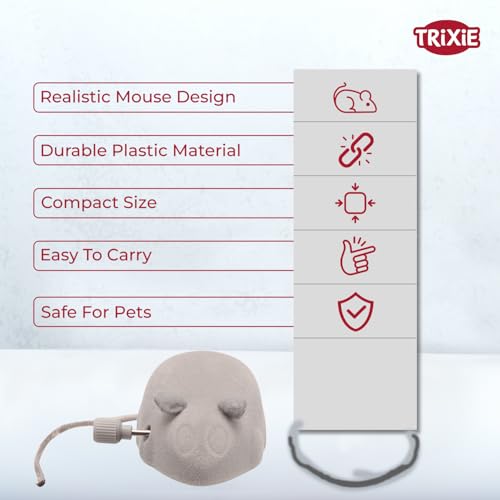 TRIXIE, Cat Toy, Clockwork Mouse Toys for Cats, 7cm, Pack of 2 - Image 3