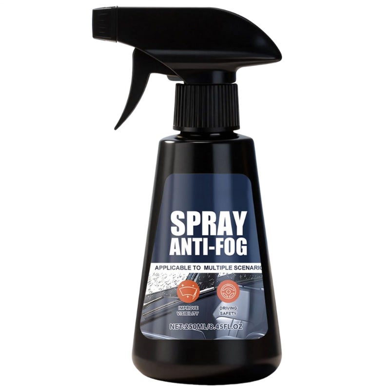Anti Fog Windshield Cleaner Spray 250ml Glass Defogger For Night Driving Winter Garage - Image 2