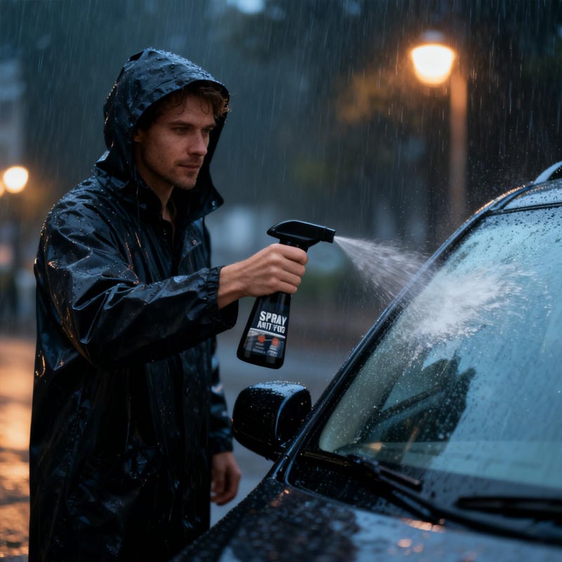Anti Fog Windshield Cleaner Spray 250ml Glass Defogger For Night Driving Winter Garage - Image 3