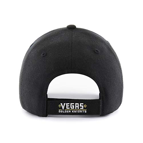 47 NHL Las Vegas Golden Knights MVP Adjustable Hat, One Size, Black - Image 2