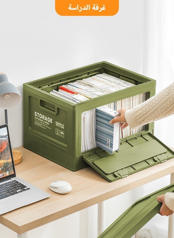 cocohome Storage Box Saving Durable Portable ABS Plastic with Ergonomic Grip Secure Latch Lock Lid- Organizing Container Bin for Home Garage Toys Clothing Office Pantry - Image 3
