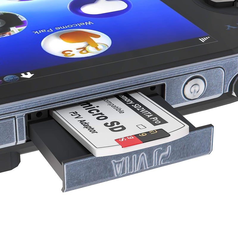 Skywin -Kit for PSVita Case, PS Vita Case, Charging Cable, and Micro SD Memory Card Adapter Compatible with PS Vita 1000/2000 3.6 or HENkaku System - Image 5