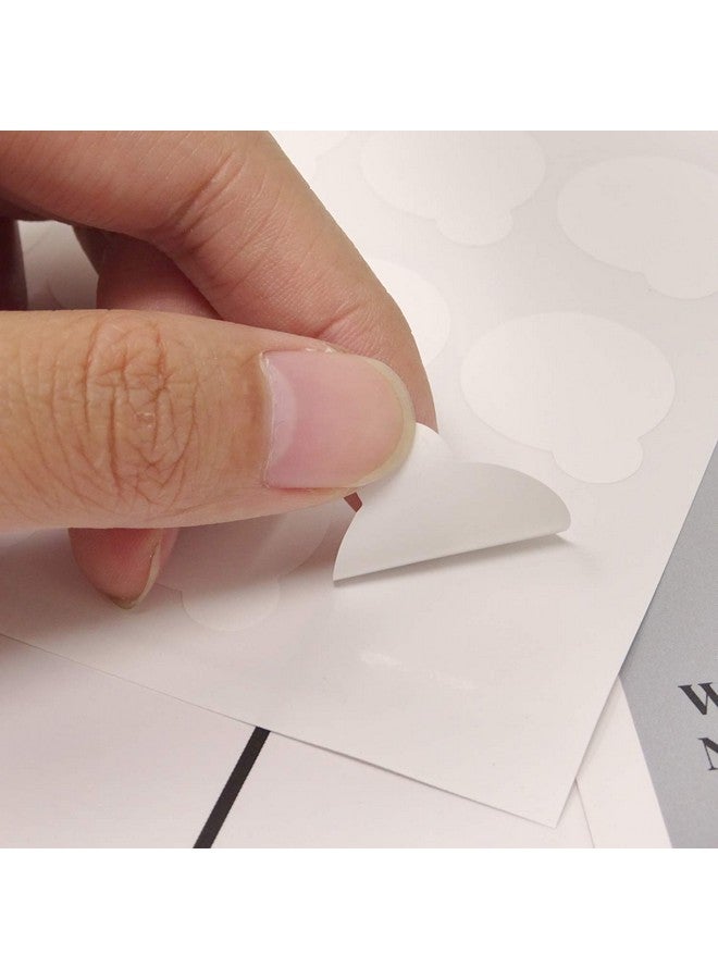 HONBAY 20 Sheets 400 Pieces 2.5Cm1Inch Disposable Eyelash Extension Glue Pallet Sticker Pad - Image 3