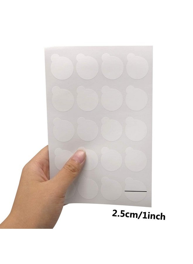 HONBAY 20 Sheets 400 Pieces 2.5Cm1Inch Disposable Eyelash Extension Glue Pallet Sticker Pad - Image 2