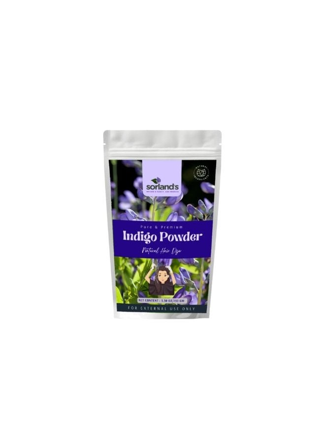 Indigo Powder 150 Grams - Pure & Natural To Prevents Hair Fall,Promotes Hair Quality, Improves Scalp Health