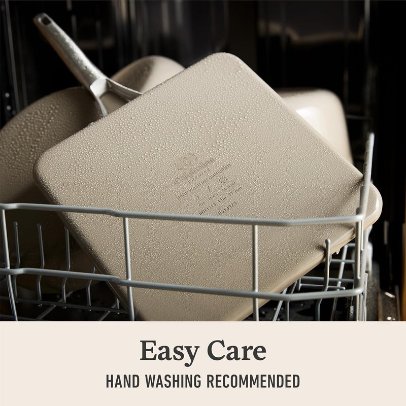 Calphalon ® Premier Ceramic Nonstick 11" Square Griddle, Mushroom Grey - Image 5