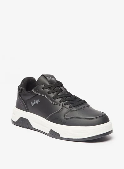 لي كوبر Men's Paneled Lace-Up Sneakers