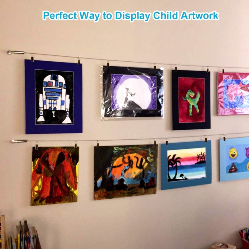 Coideal Small Bronze Curtain Clips, 100 Pack Metal Brass String Party Lights Hanging Hooks for Home Decoration, Photos, Art Craft Display and Indoor Activities Supplies - Image 5