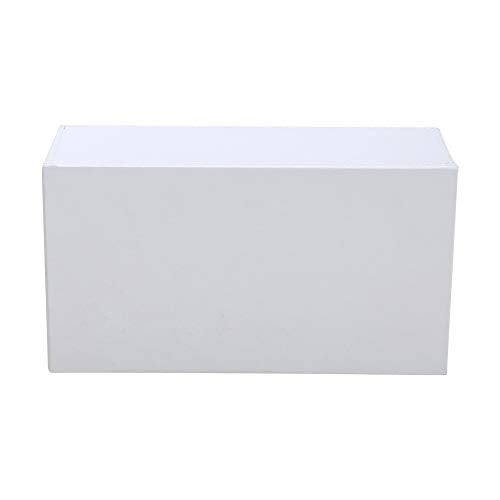 KINGFOM Rectangular PU Leather Tissue Box Cover - Facial Tissue Paper Napkin Holder for Bathroom, Home, Office, Car Automotive Decoration with Magnetic Bottom(White) - Image 5