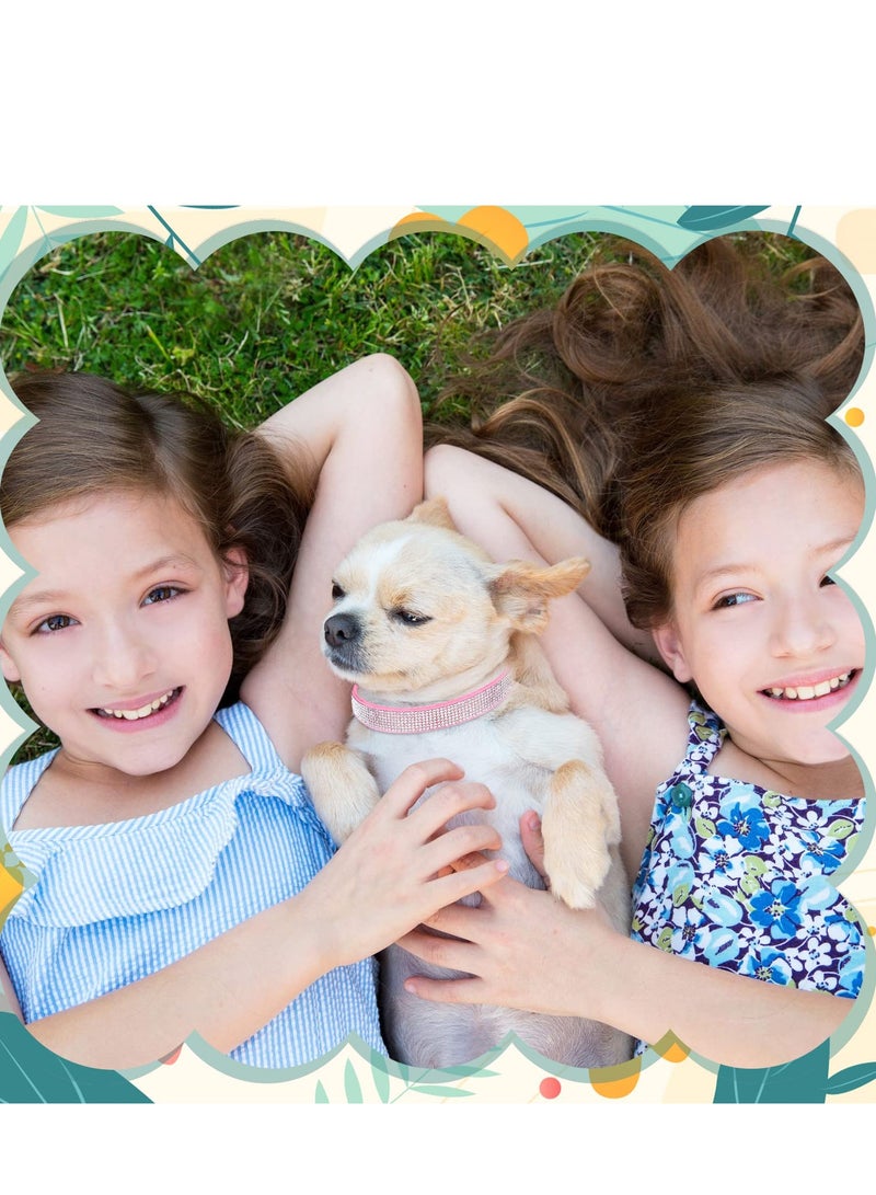 Sparkling Rhinestone Dog Collars - 6PCS Adjustable Leather Bling Necklaces for Small, Medium & Large Dogs and Cats - Colorful & Soft Design - Image 5