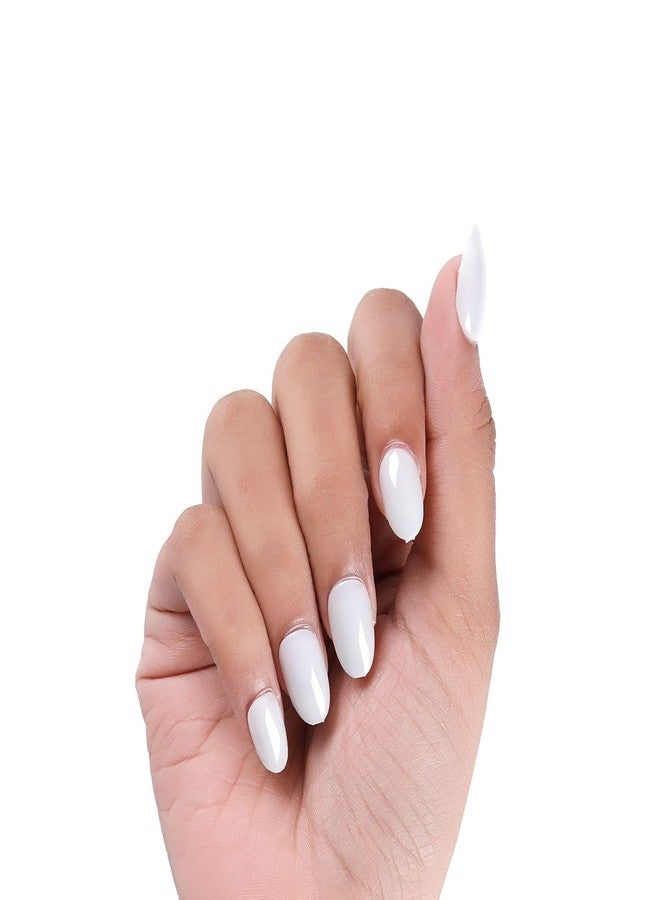 Nailwind نايل ويند 24 قطعة أظافر مضغوطة | أظافر فرنسية طبيعية قصيرة مزيفة | أظافر أكريليك تغطي كاملة | أظافر مزيفة طبيعية رقيقة ومريحة للنساء والفتيات (V-21) - Image 3