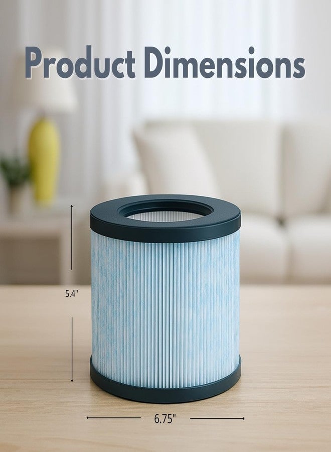 Nispira 3-in-1 True HEPA Filter Replacement Compatible with Miko Air Purifier C102 ibuki MA-01CW, MA-18, Okaysou AirMic4S, 1 Pack - Image 2