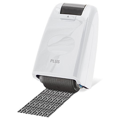 Plus Guard Your ID Roller Stamp, White - Image 1