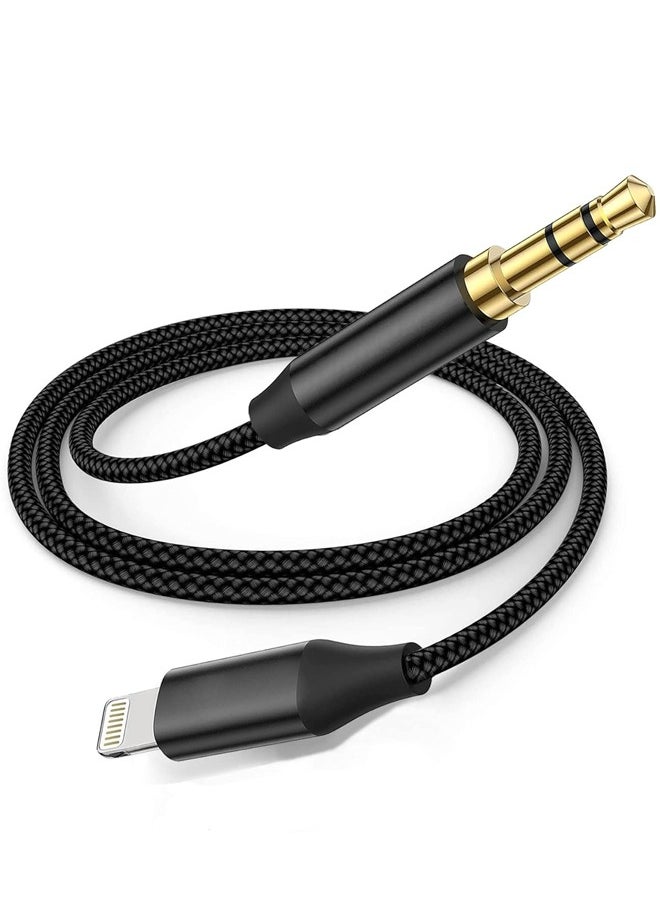 NIPUDUN Nylon Braid Lightning to 3.5mm Audio Cable 1.2m  - Image 2