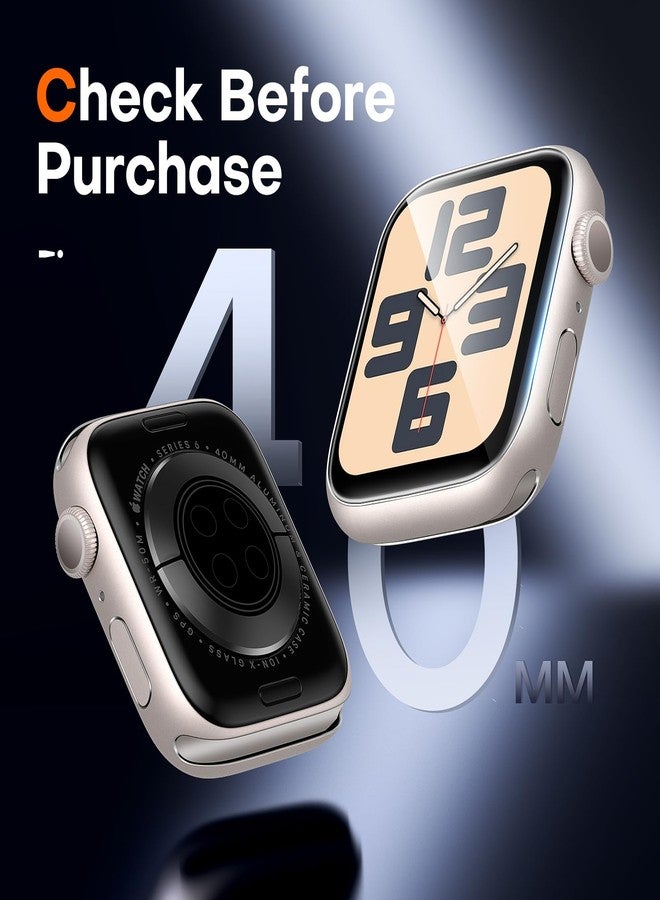 LK L K [6 Pack] Screen Protector for Apple Watch Series 4 40mm, [Full Coverage] [Self Healing] Anti-Bubble for iWatch Flexible TPU HD Clear Film, Lifetime Replacement Warranty - Image 2