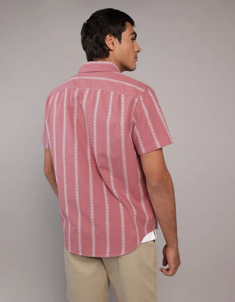 امريكان ايجل قميص مخطط بأزرار