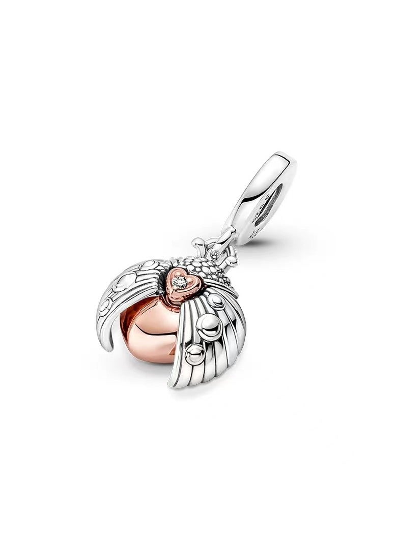 Pandora Violet PANDORA Jewelry Zirconia Dangle Charm in Sterling Silver DIY Charms Jewelry Gift for Women Girls  - Image 2