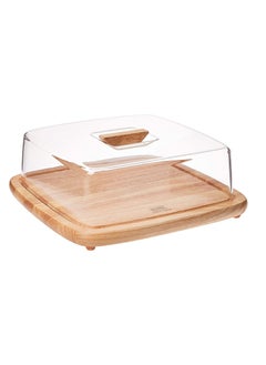 BILLI Acrylic cover Wooden Cake tray  - Image 1