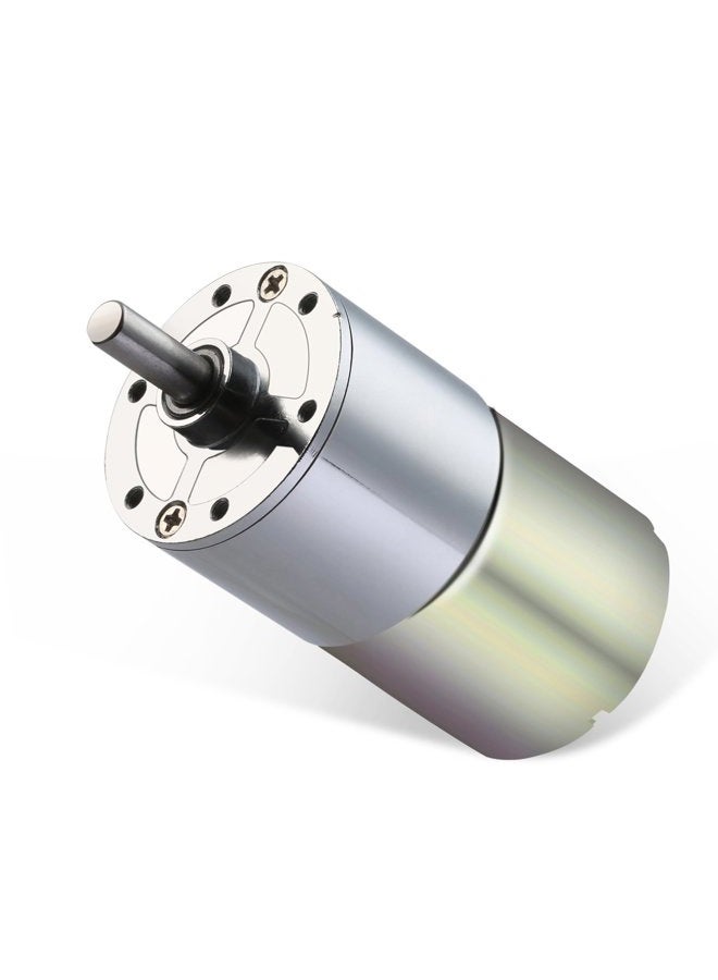 Greartisan DC 12V 10RPM Gear Motor High Torque Electric Micro Speed Reduction Geared Motor Centric Output Shaft 37mm Diameter Gearbox - Image 1