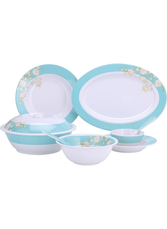 DELCASA - Delcasa DC2111 Melamine Dinner Set 40-Pieces - Image 1